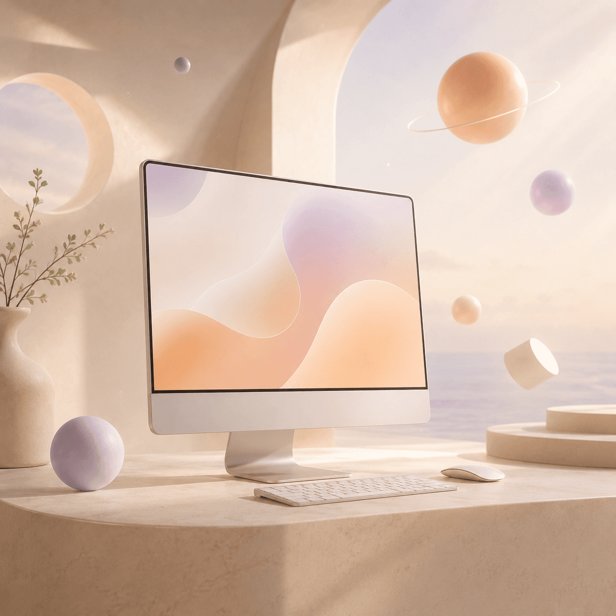 Cinematic digital experience visual