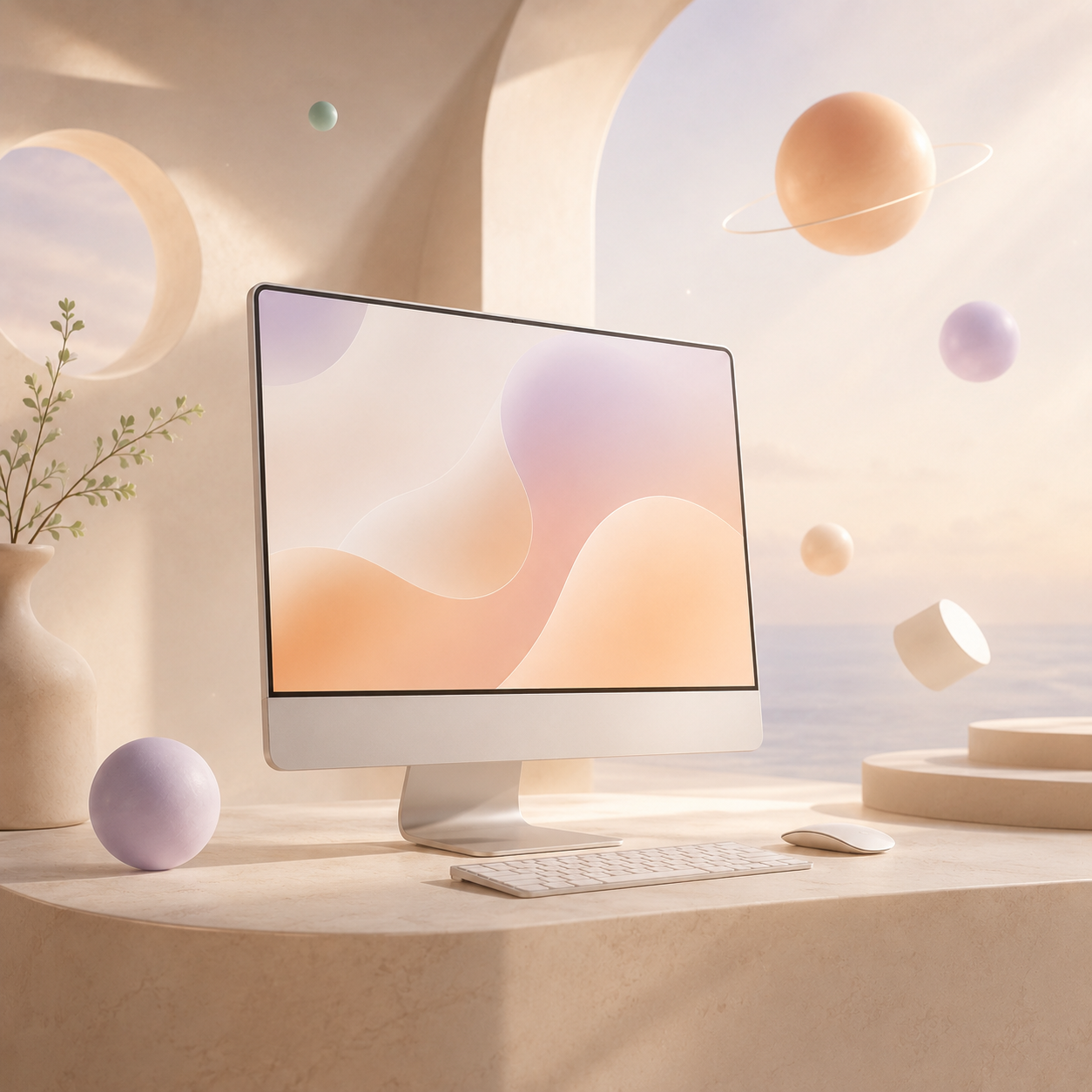 Cinematic digital experience visual
